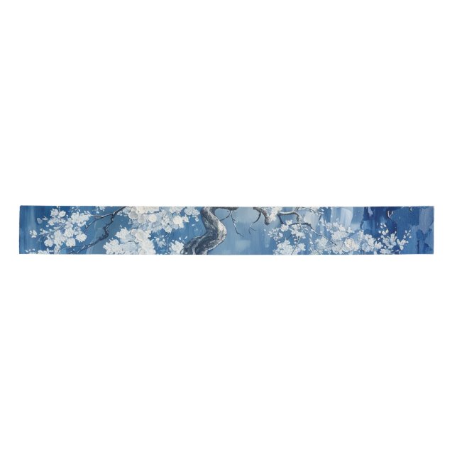 China Chinoiserie Cherry Satinband (Vorderseite)