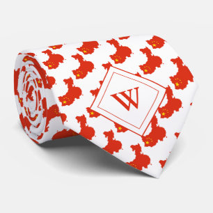 CHINA Christlich Scripting Monogramm Krawatte