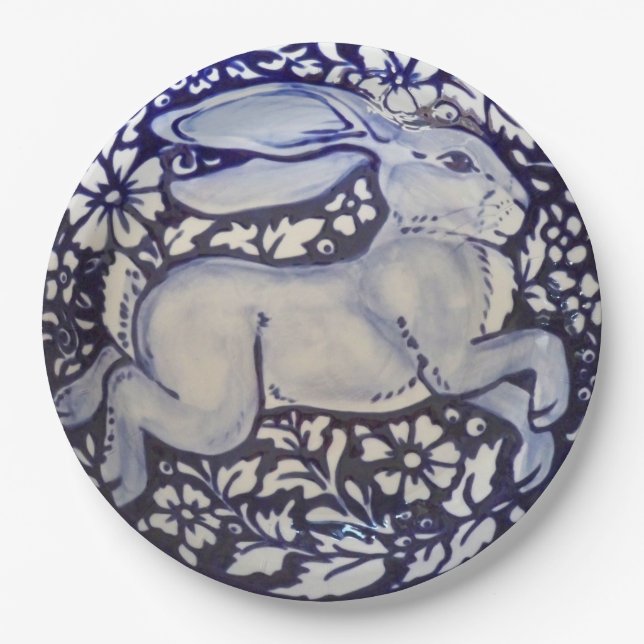 China Dedham Paper Plate Pappteller (Vorderseite)