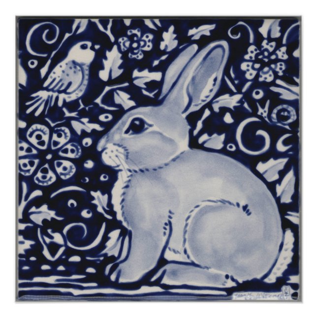 China Dedham Tile Art Poster (Vorderseite)
