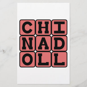 China Doll, glänzendes Porzellan