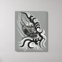 China-Drache im Tattoo-Stil