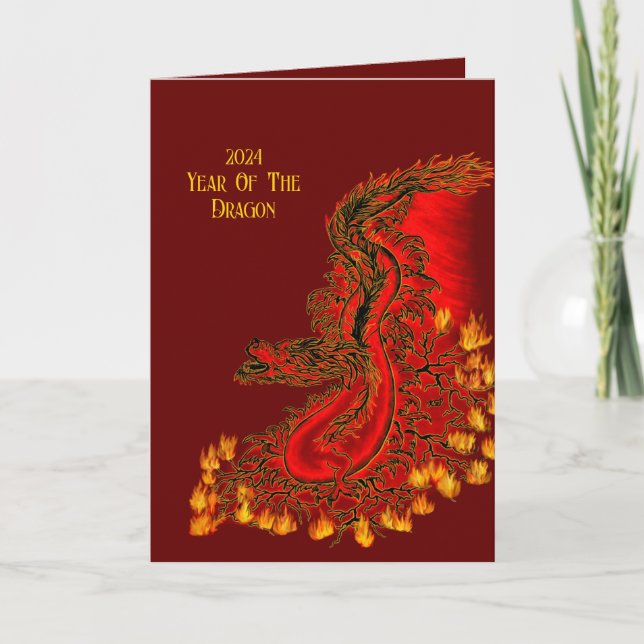 China Dragon , 2024 Jahr des Drachen Programm (Vorderseite)