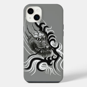 China Dragon im Tattoostil iPhone 14 Plus Hülle