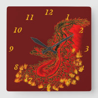 China Dragon rot und gold