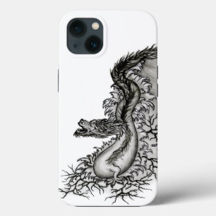 China Dragon, Schwarzweiß-Design in Tattoostyl Case-Mate iPhone Hülle