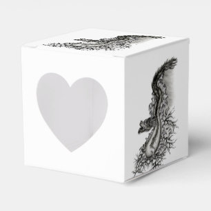 China Dragon, Schwarzweiß-Design in Tattoostyl Geschenkschachtel