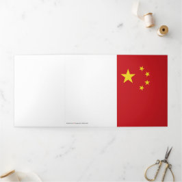 China Dreifach Gefaltete Karte