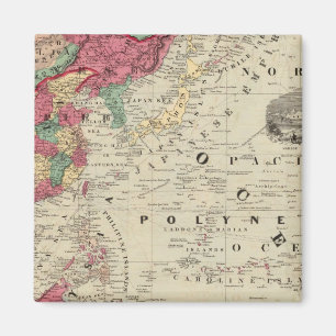 China EaSt. Australien und Ozeanica Magnet