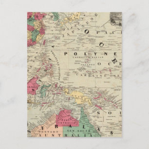 China EaSt Australien und Ozeanica Postkarte