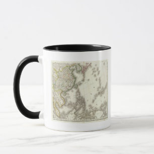 China Eingravierte Karte Tasse