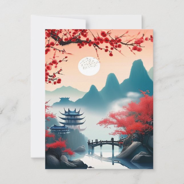 China Feiertagskarte (Vorderseite)
