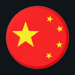 China-Flag "Classic" Magnet<br><div class="desc">Stellt euer Lieblingschinesisches Land dar. Dieses Design ist die klassische Darstellung der Flagge Siegel der China.</div>