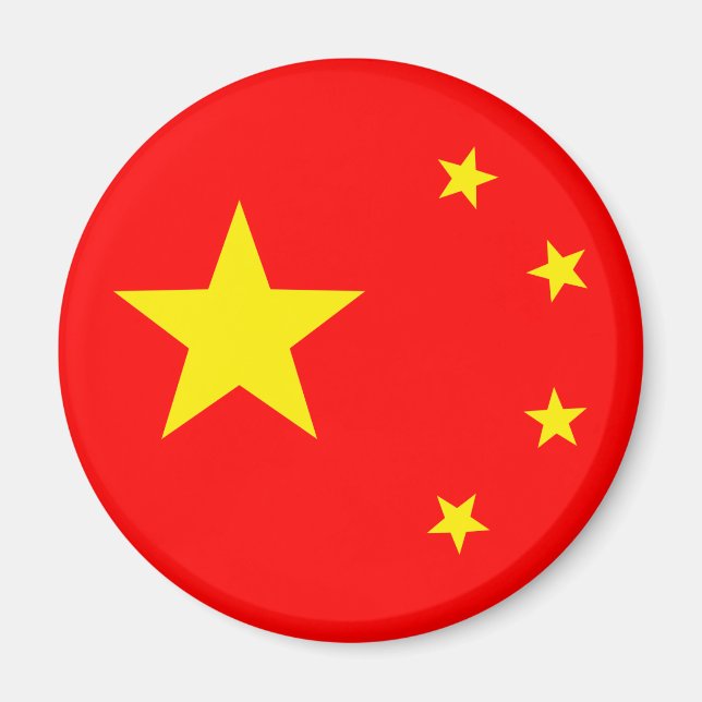 China-Flag "Classic" Magnet (Vorne)