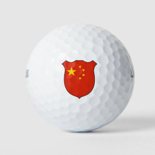 China Flag Grand Patriotic Golfball