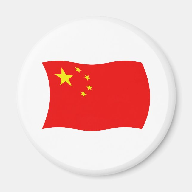 China Flag Magnet (Vorne)