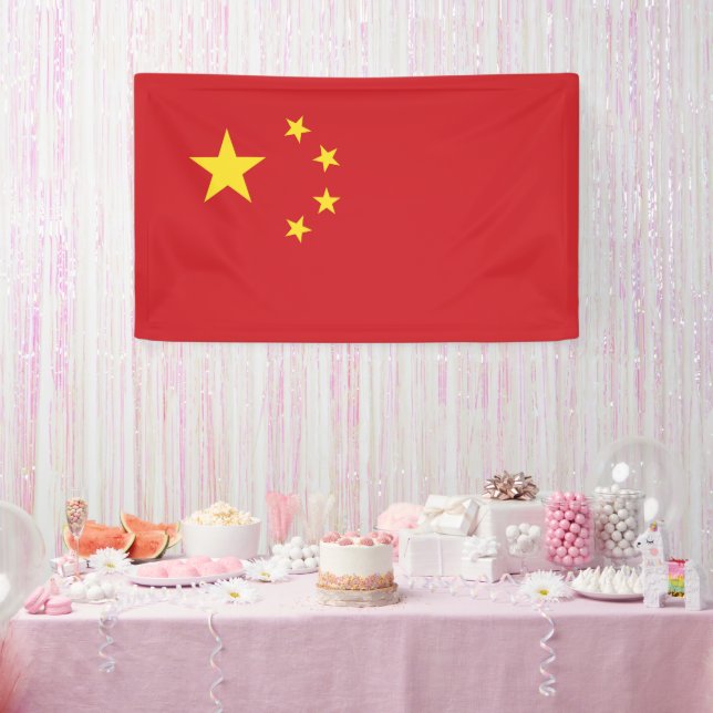 China-Flagge Banner (Party)