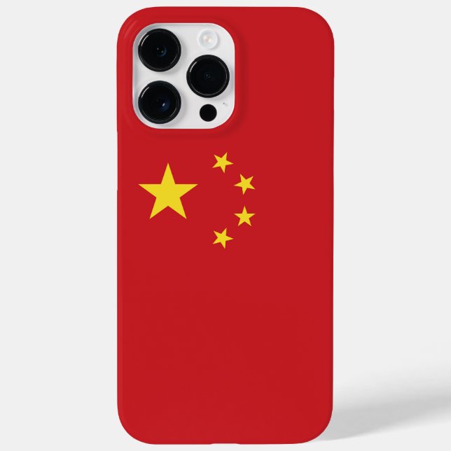 China-Flagge Case-Mate iPhone 14 Pro Max Hülle (Rückseite)