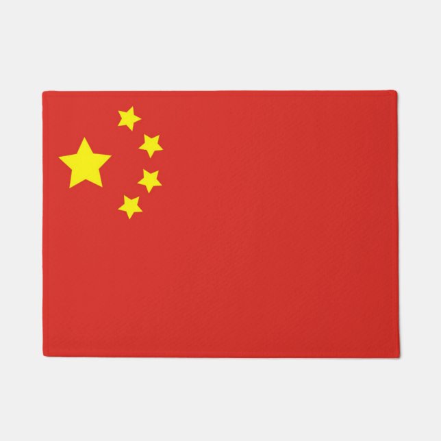 China-Flagge Fußmatte (Vorderseite)
