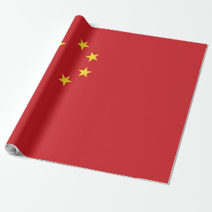 China-Flagge Geschenkpapier