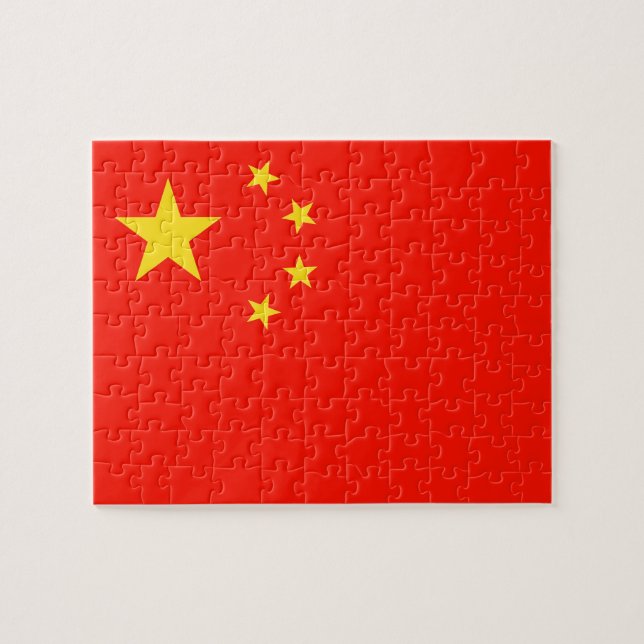 China-Flagge - hohe Qualität (Horizontal)