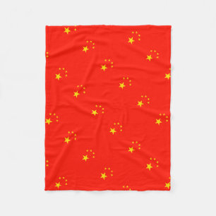 China-Flagge - hohe Qualität Fleecedecke