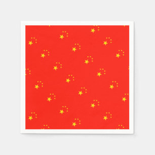 China-Flagge - hohe Qualität Serviette