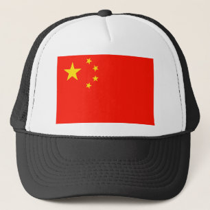 China-Flagge - hohe Qualität Truckerkappe