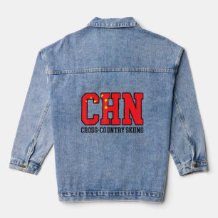China Flaggenschiff Chinesischer Chn Cross Country Jeansjacke