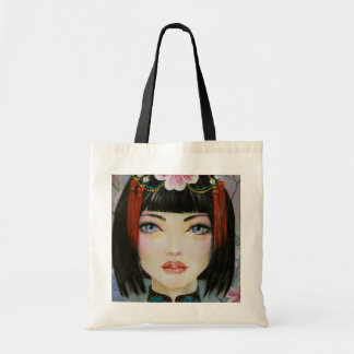 China Girl Lowbrow Malerei Tragetasche