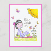 China Girl Postcard