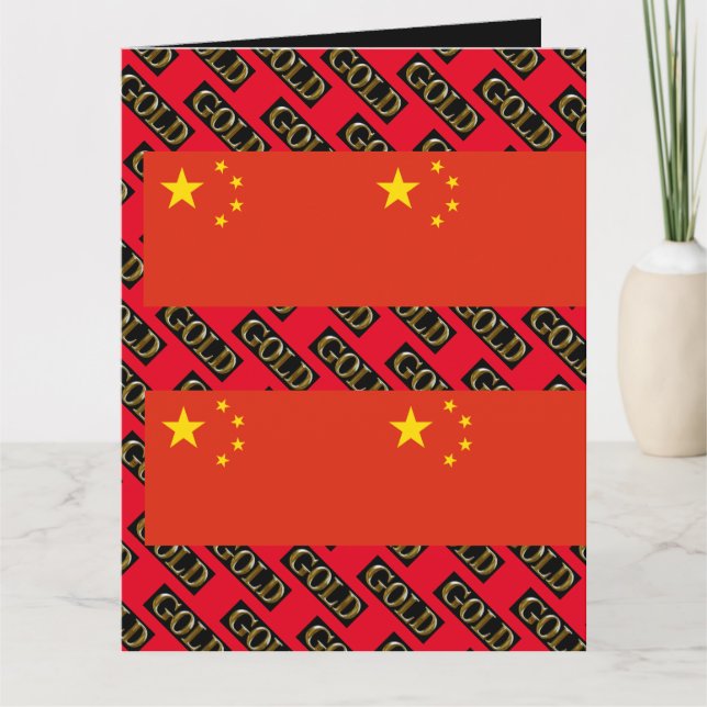 CHINA GOLD KARTE (Vorderseite)