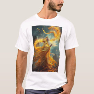China Golden Dragon Orientaler T - Shirt für Männe