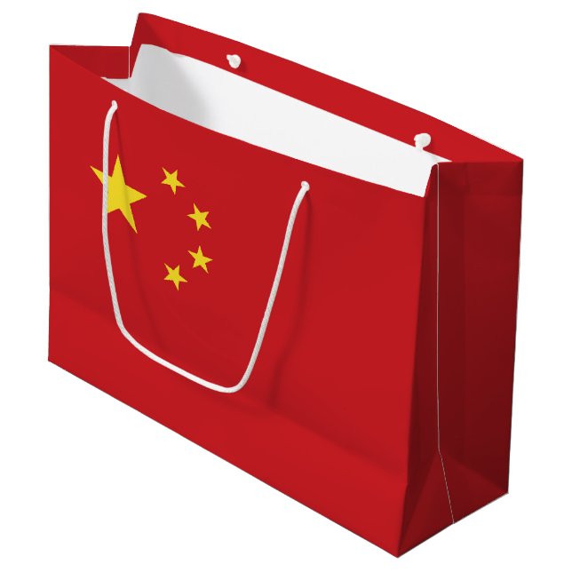 China Große Geschenktüte (Vorderseite Schrägansicht)