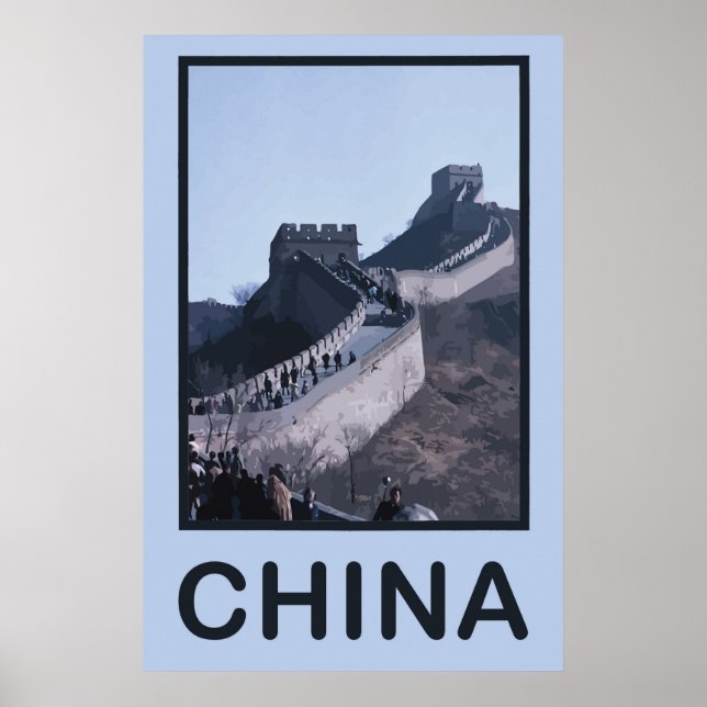 China große Mauer der China Poster (Vorne)