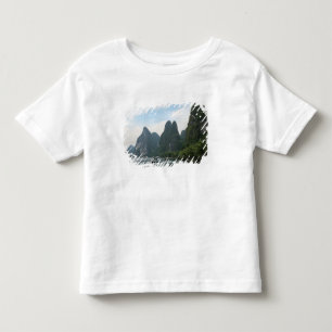 China, Guilin, Li-Fluss, Flussboote säumen den Kleinkind T-shirt