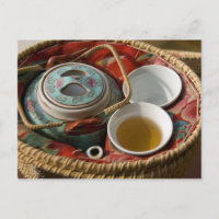 China, Hongkong. Traditionelles chinesisches Teeka