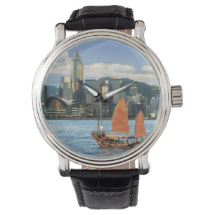 China; Hongkong; Victoria Harbour HafenA Armbanduhr