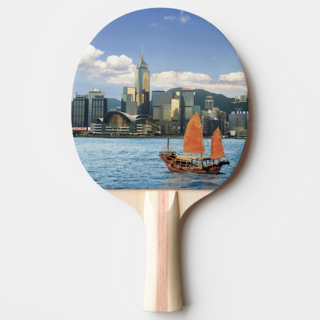 China; Hongkong; Victoria Harbour HafenA Tischtennis Schläger (Vorderseite)