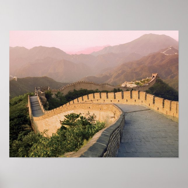 China, Huairou County, Sunset over the Poster (Vorne)