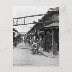 China in Shanghai, Ende des 19. Jahrhunderts Postkarte