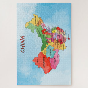 China-Karten-Puzzle
