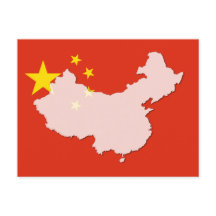 China-Kontur-Karte