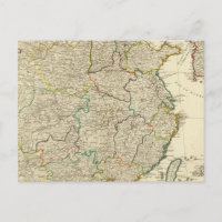 China, Korea Atlas-Karte