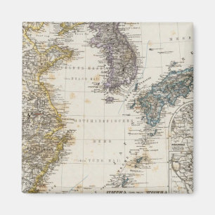 China, Korea, Japan Magnet