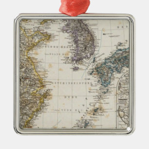 China, Korea, Japan Silbernes Ornament