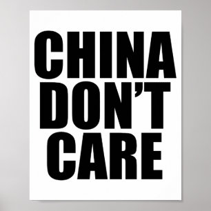 China Kümmert Es Nicht  Poster