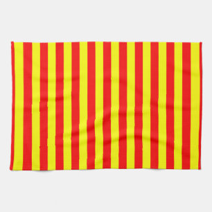 china kyrgyzstan spanien flagge streifen rot gelb geschirrtuch