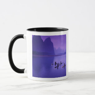 China, Li-Fluss. Kormoranfischer. Tasse