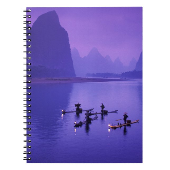 China, Li River. Kormorane Notizblock (Vorderseite)